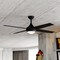 Vaxcel Hamlin Black Contemporary 52-in. Ceiling Fan with LED Light Kit and Remote F0125 - alternate 5